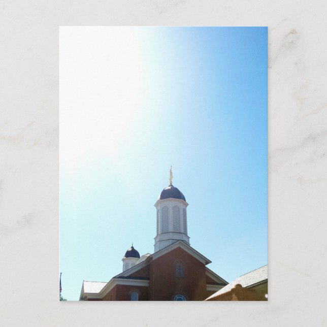 vernal utah lds mormon temple postcard (Front)
