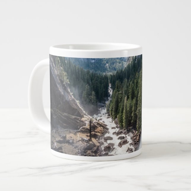 Vernall Fall and Mist Trail Large Coffee Mug (Front Left)