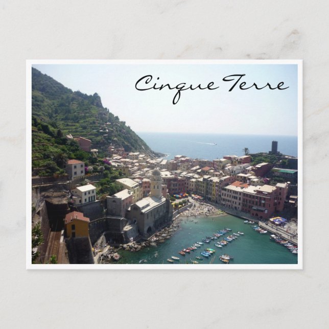 vernazza aerial postcard (Front)