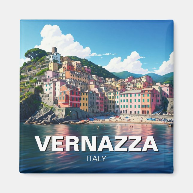 Vernazza, Cinqua Terra Magnet (Devant)
