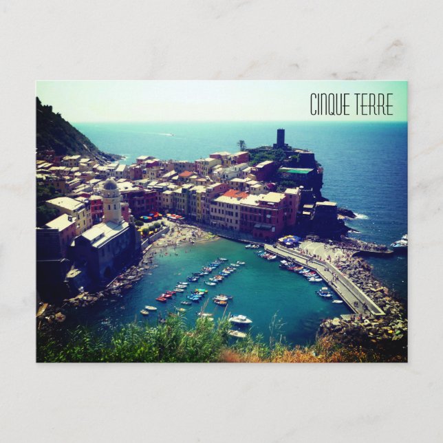 vernazza cinque terre carte postale (Devant)