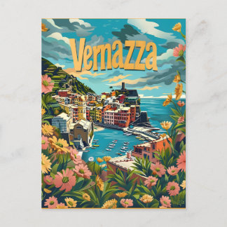 Vernazza Cinque Terre Italy Postcard