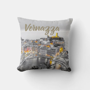 Vernazza Cinque Terre Liguria Italy Fine Art gift Throw Pillow