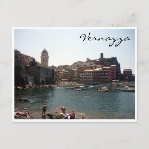 vernazza relax postcard