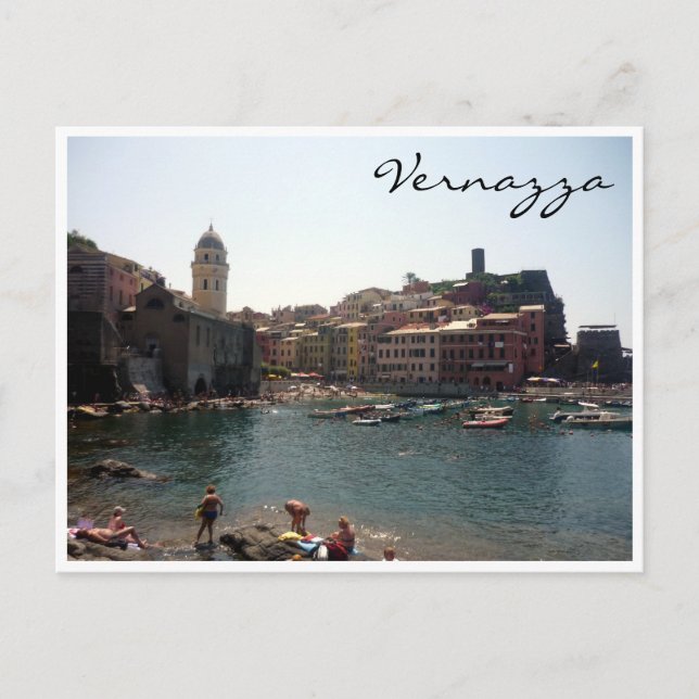 vernazza relax postcard (Front)