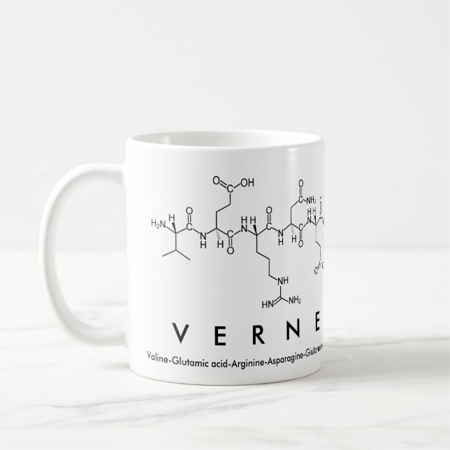 Verne peptide name mug (Left)
