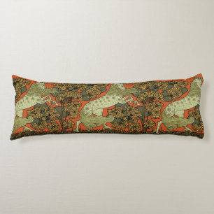 Verneuil Art Nouveau Horse: Vintage Equestrian Body Pillow