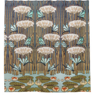 Verneuil Dragonfly Water Lily Art Nouveau: Vintage