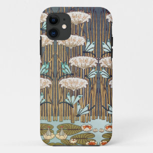 Verneuil Dragonfly Water Lily Art Nouveau: Vintage iPhone 11 Case