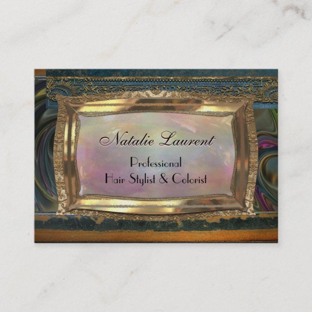 Vernfield elegant Professional Business Card (Front)