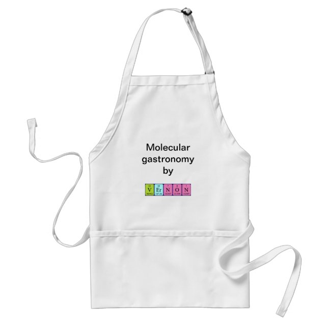 Vernon periodic table name apron (Front)