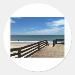 Vero Beach 2010 jGibney The MUSEUM Zazzle Classic Round Sticker