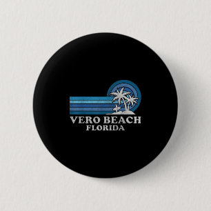 Vero Beach Florida Family Summer Vacation Vintage 2 Inch Round Button