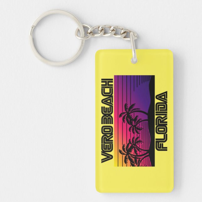 Vero Beach Florida Keychain (Front)