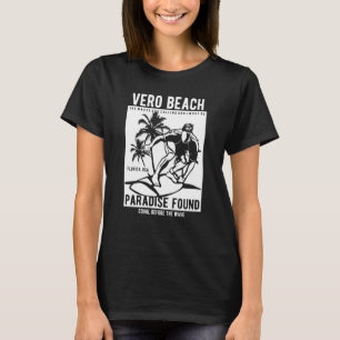 Vero Beach Florida Retro Style Souvenir T-Shirt