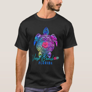 Vero Beach Florida Tie Dye Sea Turtle Vacation 202 T-Shirt