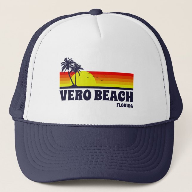 Vero Beach Florida Trucker Hat (Front)