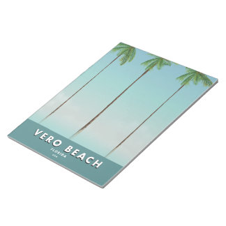 Vero Beach Florida vintage travel poster Notepad