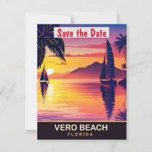 Vero Beach, Floride, Carte postale de voyage, 