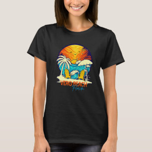 Vero Beach Sunset Florida Vacation Couples Family T-Shirt