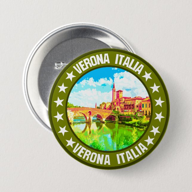 Verona                                             3 inch round button (Front & Back)