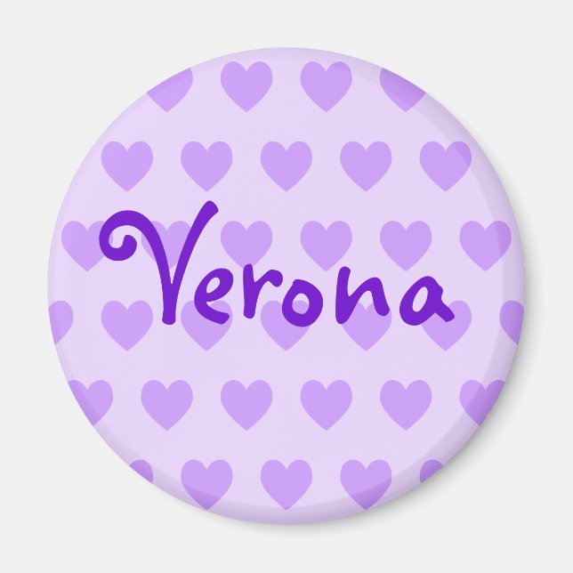 Verona in Purple Magnet (Front)
