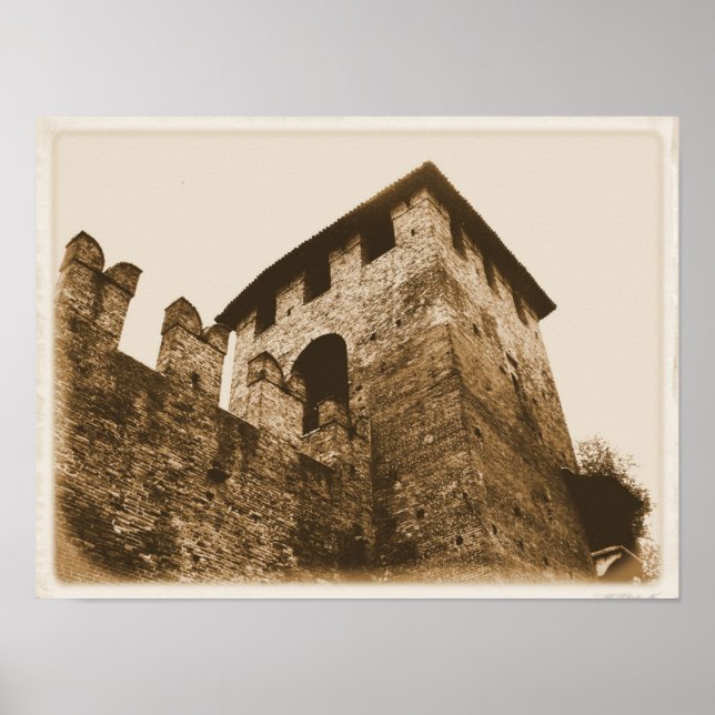 Verona, Italy - Castle Poster (Front)