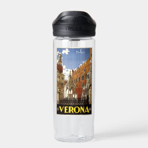 Verona Italy Custom Name Water Bottle
