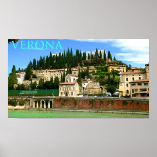 verona italy poster