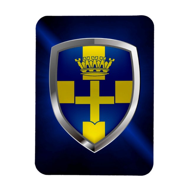 Verona Mettalic Emblem Magnet (Vertical)