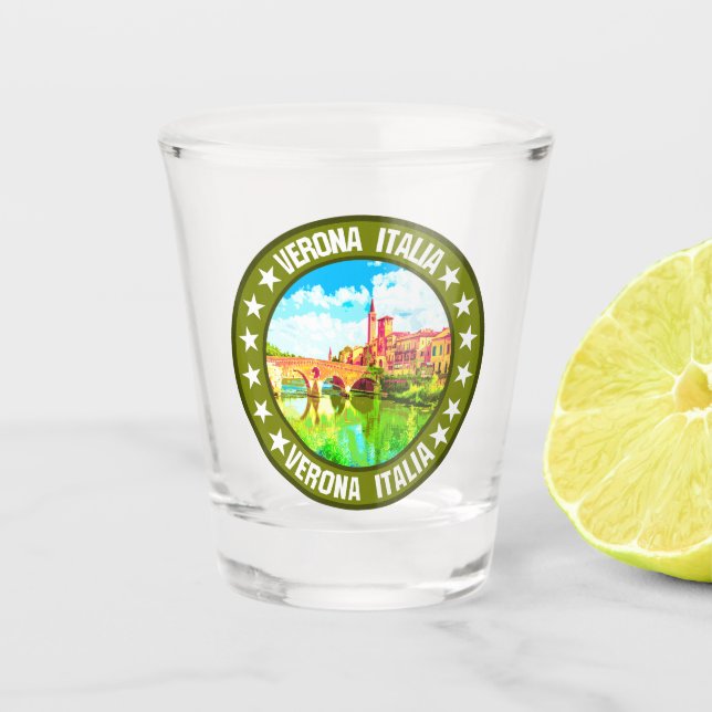 Verona                                             shot glass (Front)