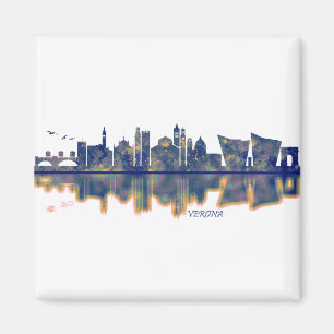 Verona Skyline Magnet