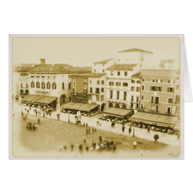 Vérone Cafe - Déjeuner - Carte de voeux (Devant horizontal)