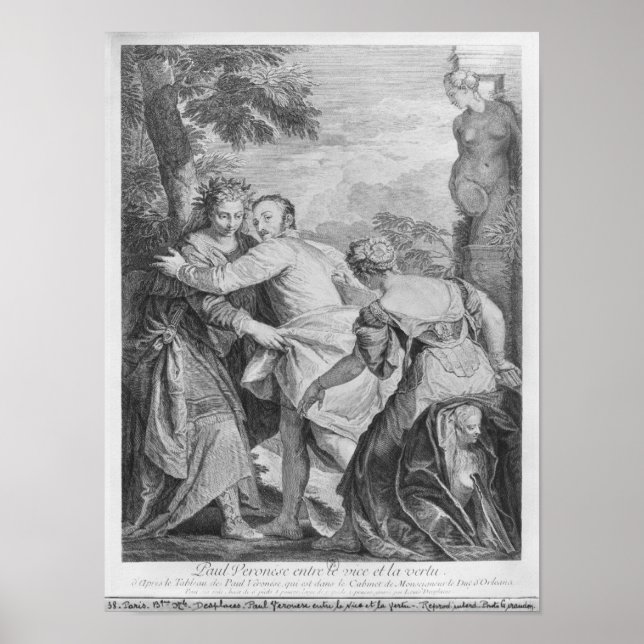 Veronese  between Vice and Virtue Poster (Front)