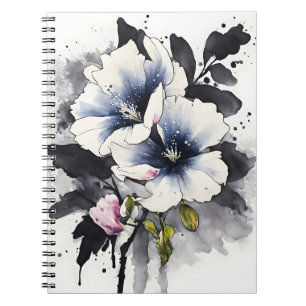 Veronica - Watercolor flowers Notebook