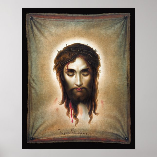 Veronica's Handerkerchief (Image of Christ) Poster (Front)