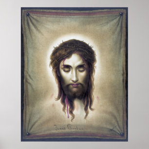VERONICA'S VEIL - JESUS CHRISTUS - 1876 POSTER