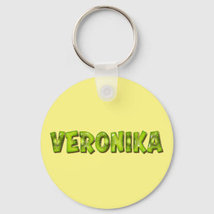 Veronika Name Kiwi Design Keychain