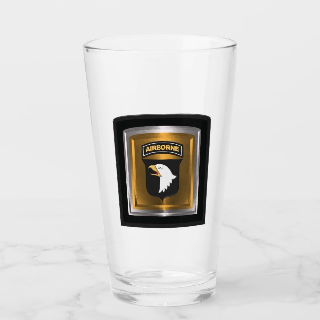 Verre 101e division aéroportée "Hurlant les aigles" (Devant)