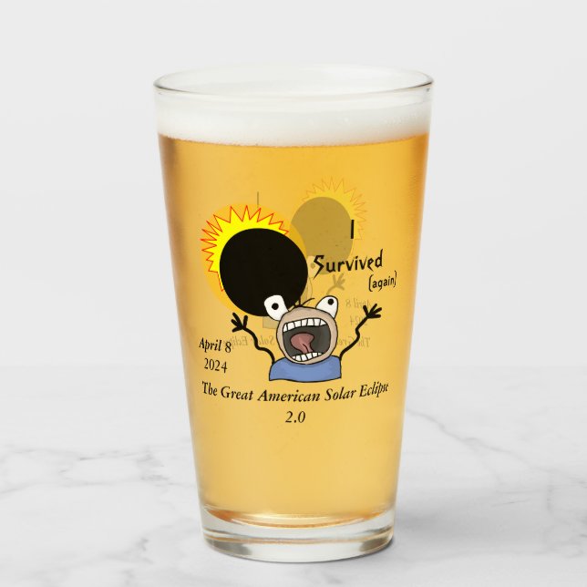 Verre 2024 Solar Eclipse Survival (Devant (rempli))