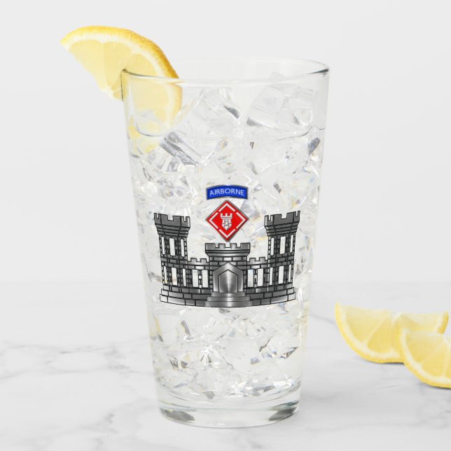 Verre 20e brigade d'ingénieurs - Château de Chrome aérop (Devant glace)