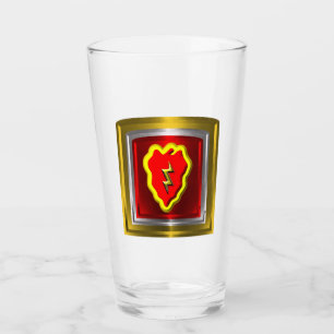 Verre 25e division d'infanterie Patch Customisé