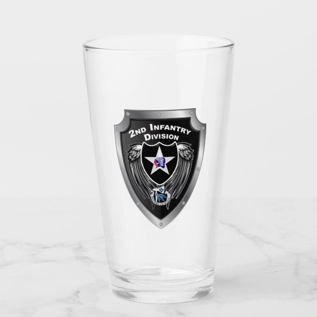 Verre 2e division d'infanterie "Indianhead Div Glass Cup (Devant)