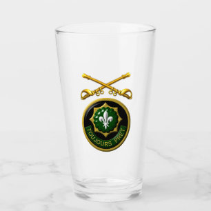 Verre 2e régiment de cavalerie blindée avec Coupe Saber 