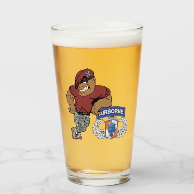 Verre 35e Signal Bde Pint Beer Glass (Devant (rempli))