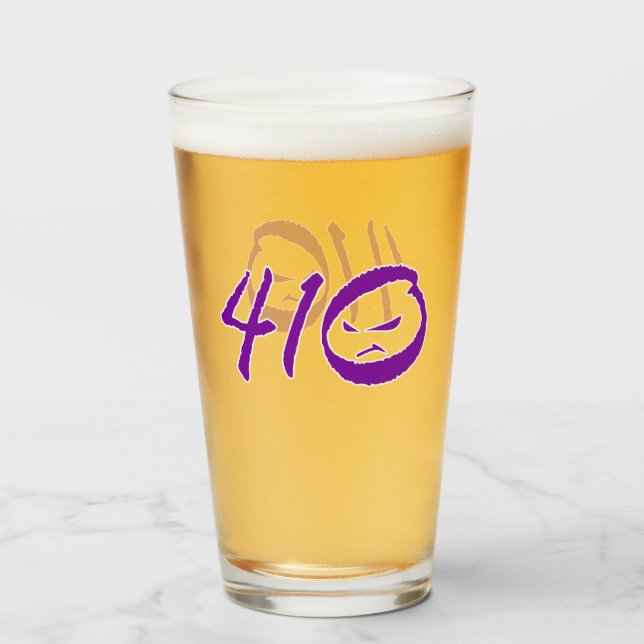 Verre 410 Baltimore violet (Devant (rempli))