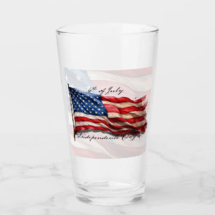 Verre 4 juillet – Célébrez avec le drapeau américain