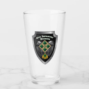 Verre 4e division d'infanterie, bouclier " tenace et loy