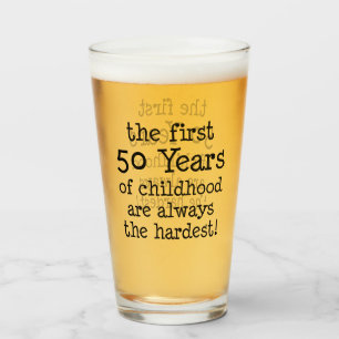 Verre 50 premières années de cinquantième anniversaire