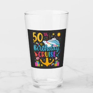 Verre 50e anniversaire Croisière B-Day fête Boire